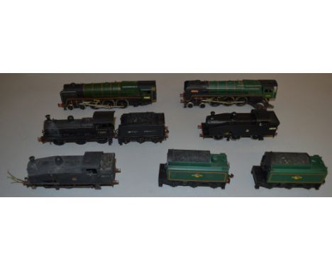 OO Gauge. 5 unboxed Locomotives by Hornby, Lima etc. including a BR J17 '65553' scratch built&nbsp; and two Lima J50 0-6-0 Ta