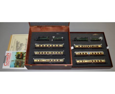 OO Gauge. A boxed Bachmann 2000 Cambrian Coast Presentation Set (31-2000). The set includes two GWR&nbsp; 2-6-0 43XX and 4-6-