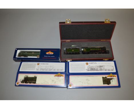 OO Gauge. 3 boxed Bachmann Locomotives, 31-300 4-6-0 Manor Class, 31-106 BR Class 4 4-6-0 Standard Loco and 32-052 Class 42 W