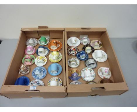 T. Goode & Co. Ltd cabinet cup and saucer and other cabinet cups and saucers in two boxes 