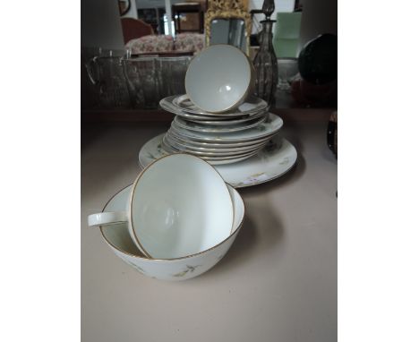 A part tea service Kruatheim 'franconia' with 202 
