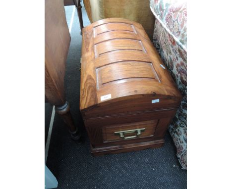 A modern eastern hardwood dome top trunk