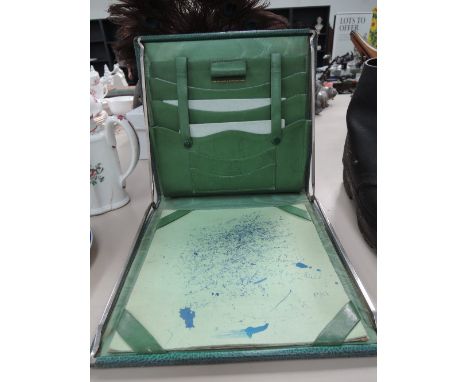 A vintage leather writing case by John Bagshaw and Sons Liverpool