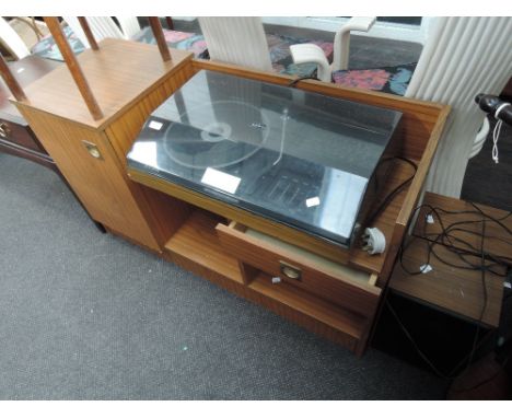 A vintage Alba radiogram and laminate cabinet