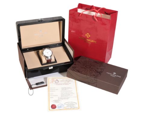 PATEK PHILIPPE: A GENTLEMAN'S STAINLESS STEEL POCKET WATCH/WRISTWATCHby Carl Luckoff of Germany, with manual wind movement, t