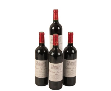 CHÂTEAU GUEYROSSE ST EMILION 2011 two 75cl bottles; together with two bottles of 2013 vintage (4)