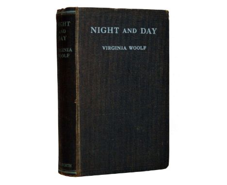 Woolf, Virginia. Night and Day, first edition, half-title, some light spotting, p.149 with corner missing, not affecting text