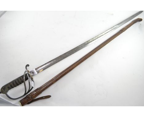 1821 pattern artillery officers' sword, possibly Royal Horse Artillery, produced by Wilkinson of London although there are no