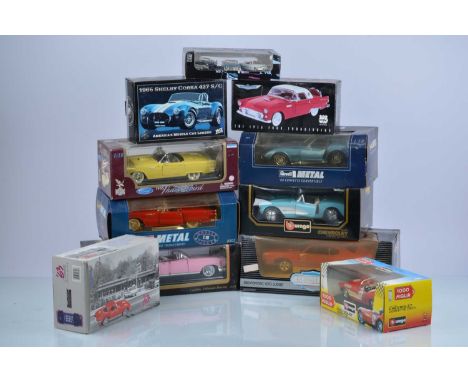 Modern Diecast 1:18 Scale and Smaller American Cars and Other Items (23), all boxed/packaged, 1:18 scale, ERTL 74671969 Ponti