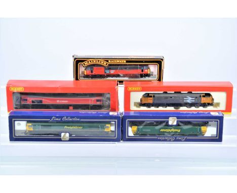 Hornby Lima  Diesel  Locomotives  00 gauge in original boxes (5), comprising Lima 204649  green Class 57 Diesel Locomotive Fr