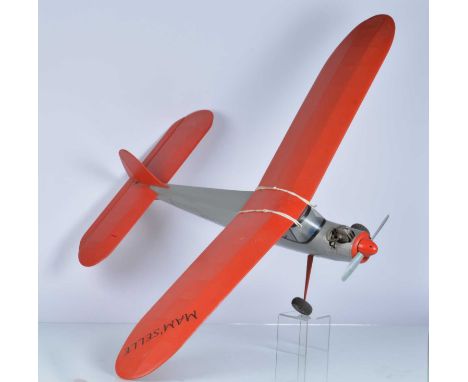 large Scale Kit Built Light Aircraft with Engine, named Mam'Selle with Graupner Propeller four stroke glow plug engine, untes