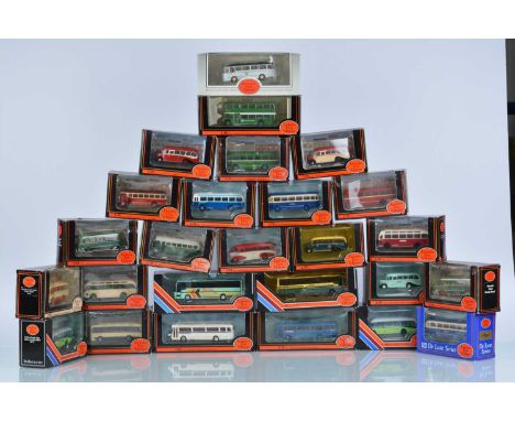 Exclusive First Editions Midlands and East Anglian Region Single and Double Deck Buses and Coaches (40), all boxed, 1:76 scal