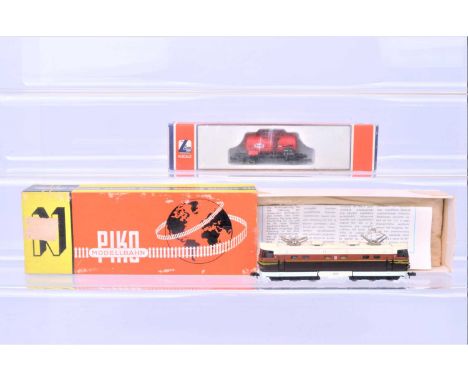 Piko N Gauge Russian CCCP Railways brown/tan/white Skoda 4C4 092twin pantograph electric Co-Co Locomotive, with Instructions,