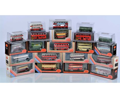 Exclusive First Editions and Corgi Original Omnibus Buses (21), all cased/boxed vintage and modern vehicles from various regi