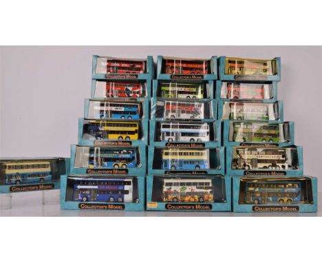 Collectors Model Buses Far Eastern Buses (19), all boxed, 1:76 scale double deck models in various liveries, VG-E, boxes F-E,