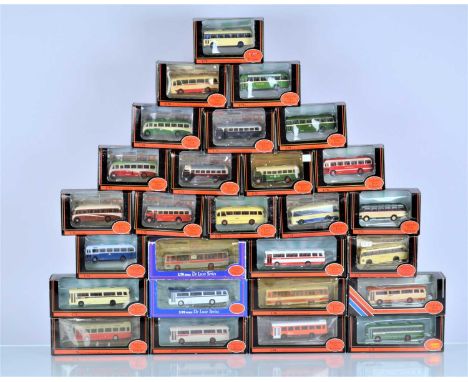 Exclusive First Editions Northern and Scottish Region Single Decker Buses (36), all boxed 1:76 scale, vintage and modern vehi