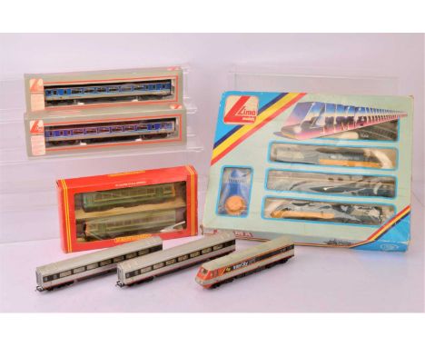 Hornby and Lima 00 gauge Diesel Multiple Units including HST and Railcars, Hornby silver/orange and yellow InterCity XPT for 