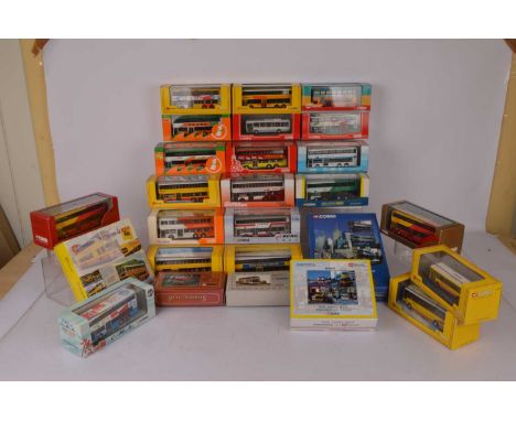 Corgi 1:76 Scale Far Eastern Buses (26) all cased/boxed, in various liveries, Kowloon Motor Bus, 43221, 43208, 43207, 42808, 