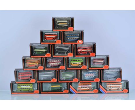 Exclusive First Editions Northern and Scottish Region Double Decker Buses (32), all boxed 1:76 scale, vintage and modern vehi