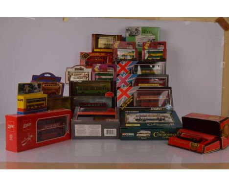 Modern Diecast Public Transport Models (19), all boxed, mainly vintage vehicles, 1:76 scale, Exclusive First Editions, Southd