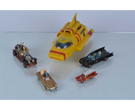 1960s TV & Film Toys, Corgi Toys 261 James Bond's Aston Martin DB5, in original box with inner stand and Bandit, loose Corgi 