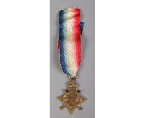 First World War interest; A 1914-15 star presented to Private H Lawrie, Army Service Corps, M2-035135.  