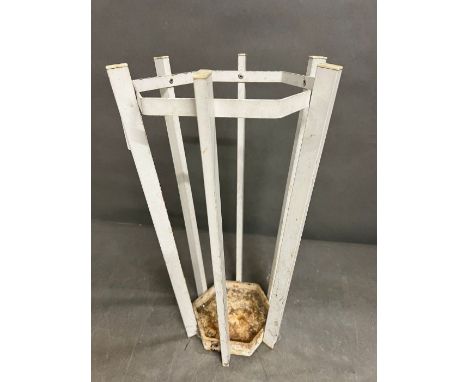 A metal Mid Century possibly stick stand 