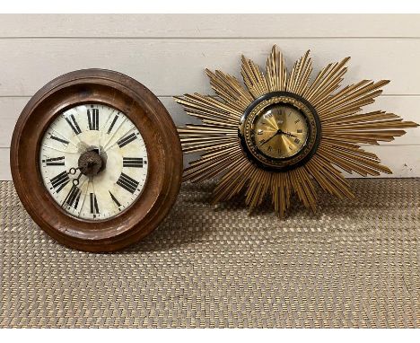 A Starburst and post office /school clock