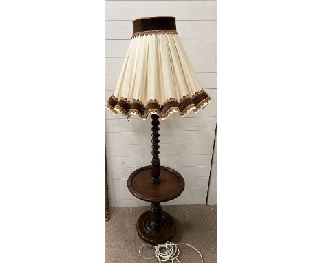 A Victorian table standard lamp 