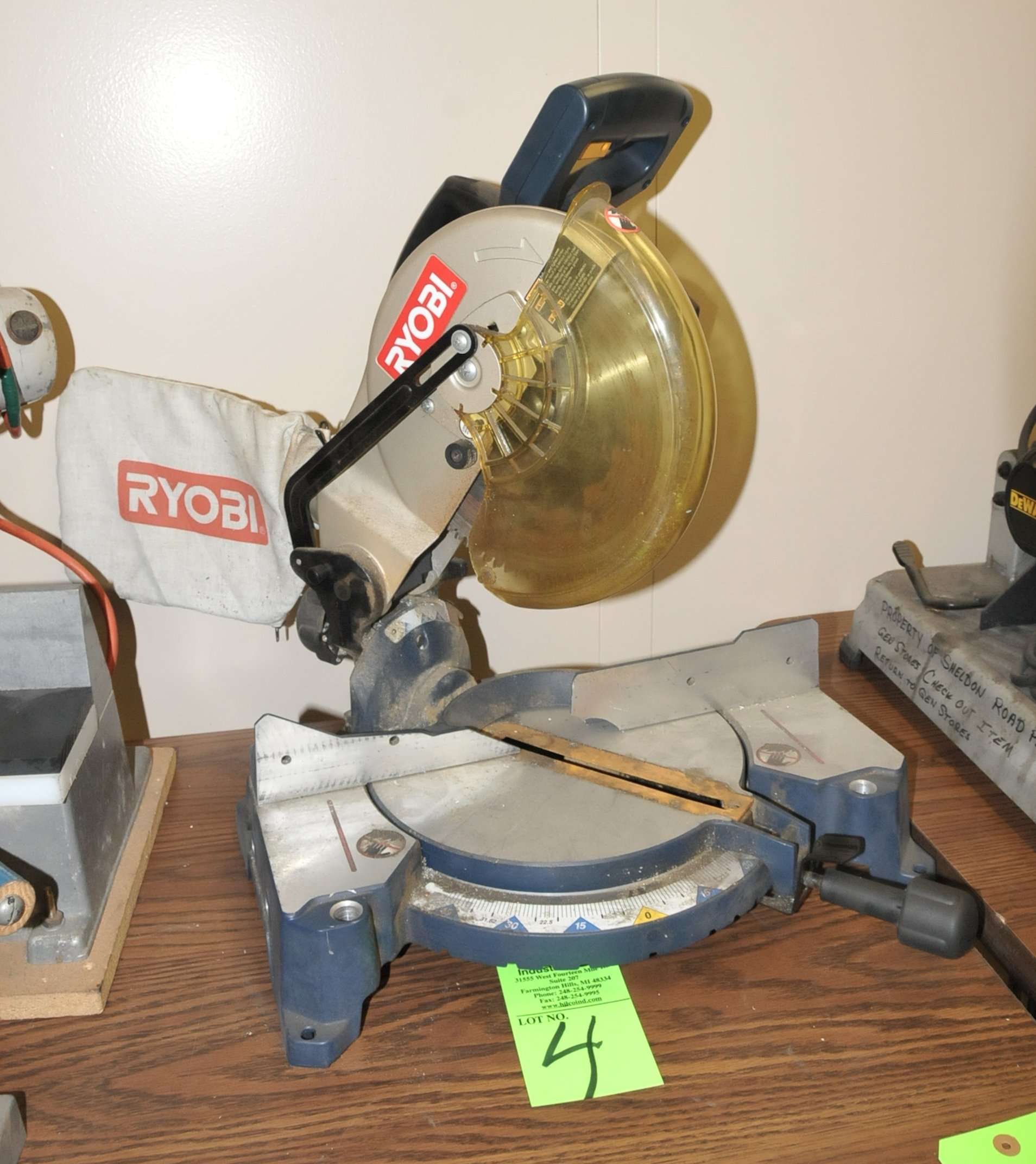 Ryobi Model TS1341 10" Mitre Saw; Serial Number Z052878793; (Prototype