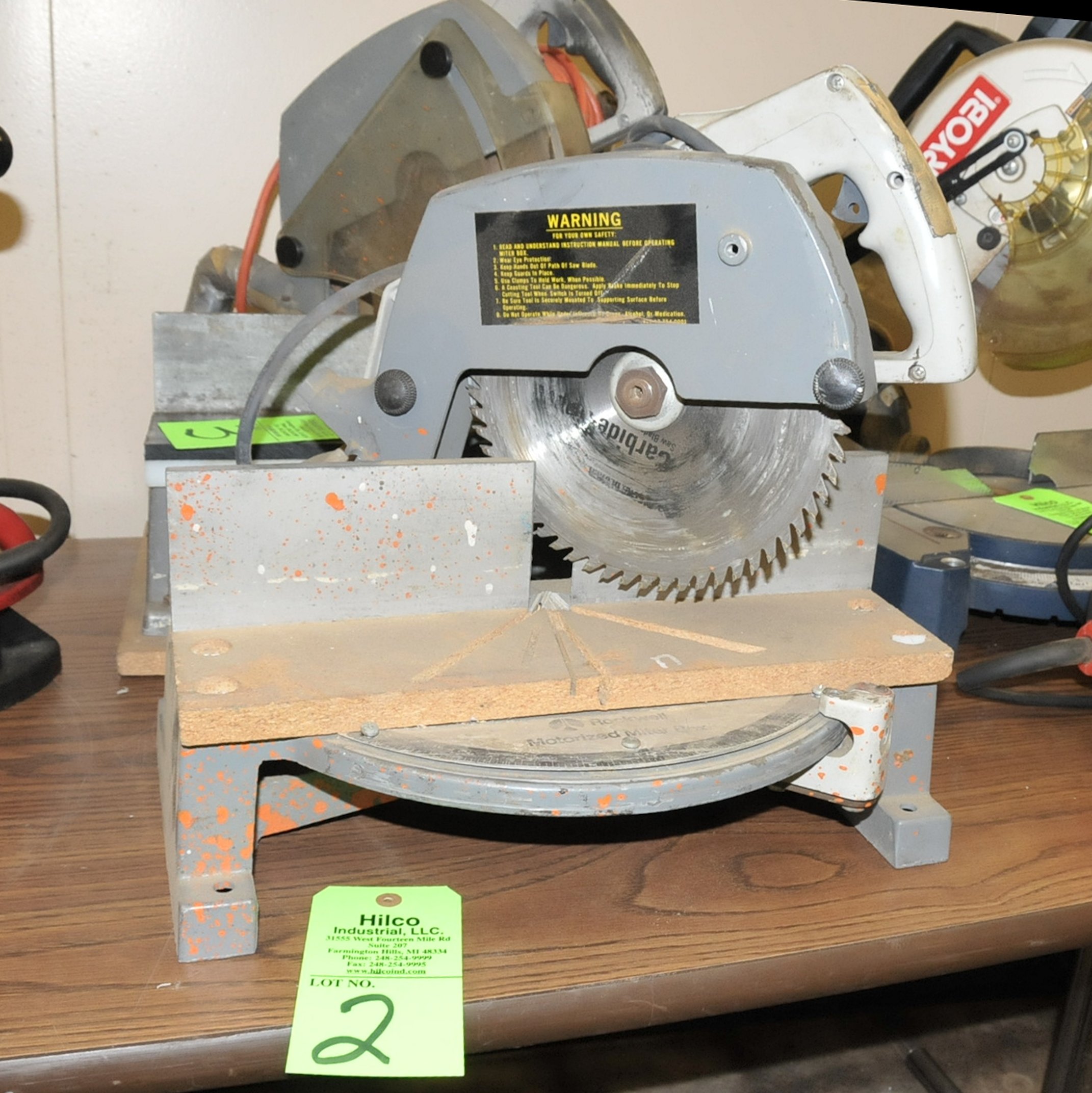 Rockwell Model 34010 9" Mitre Saw; Serial Number 80G68473; (Prototype