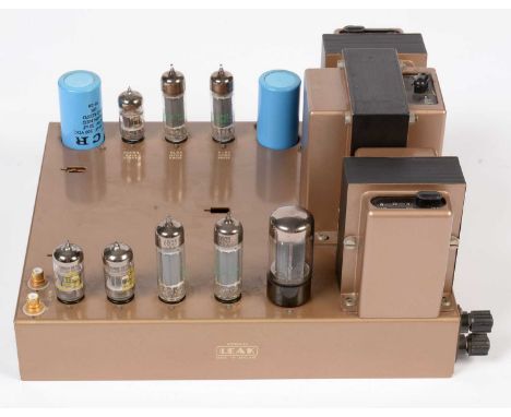 A Leak Stereo 20 amplifier in gold.