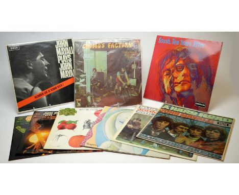 Three John Mayall LPs on the Decca label: A Hard Road; Bluesbreakers; Live at Kooks Kleek; together with Derek &amp; The Domi