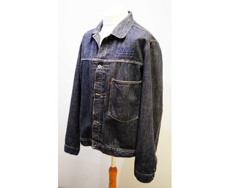 Levi Strauss &amp; Co. denim jacket, produced for the tour staff only and not for general sale, for the 2000 Bob Dylan Europe