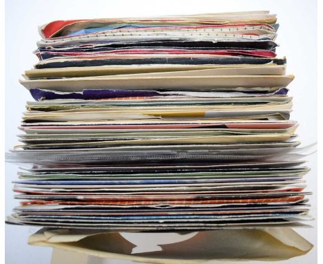 Collection of 7" singles, artists to include: Motorhead; Leonard Cohen; Rolling Stones; Eric Clapton; Bon Jovi; Mick Jagger; 