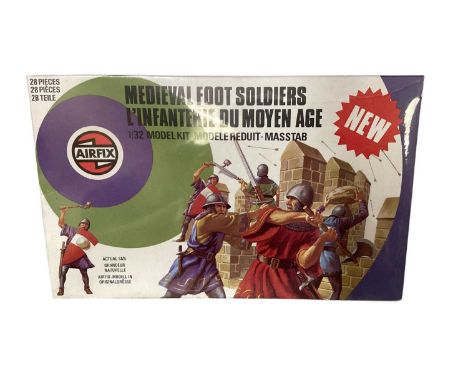 Airfix Target Box 1:32 scale Medieval Foot Soldiers, sealed boxes (11)The items in this auction are located offsite and as su