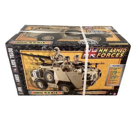 H.M.Armed Forces 10" scale action figures, plus Jackal M.W.M.I.K., Artic Mission Skidoo Patrol Set, Light Field Guns &amp; We