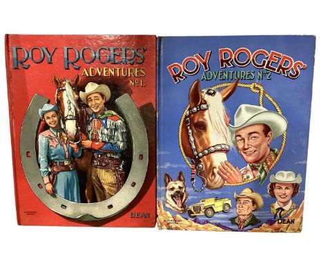 Roy Roger's Annuals (c1950's) Adventures No.1 (x2) &amp; No.2, King of the Cowboys A Big Golden Book (x2) &amp; five others, 