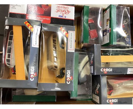 Diecast Corgi boxed selection of models including buses OB range and others (3 boxes)The items in this auction are located of