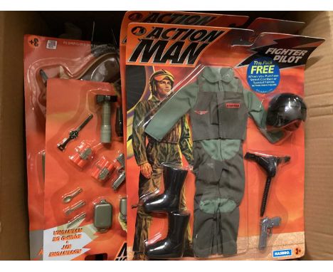 Hasbro Action Man accessories boxed &amp; loose (8 boxes)The items in this auction are located offsite and as such, we have l