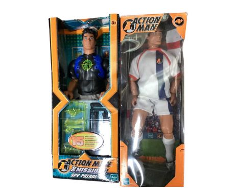 Hasbro Action Man Sahara Mission 4 x 4, Samurai Mission, Mortar Combat Mission Raid, plus Spy Patrol &amp; footballer action 