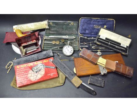 Boxes and Objects - An open face pocket watch, white dial, bold Roman numerals, subsidiary seconds,wind button, base metal ca