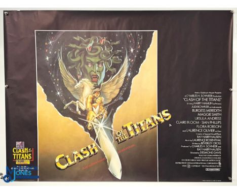 CLASH OF THE TITANS (1981) US original issue 1 Sheet ***Harry