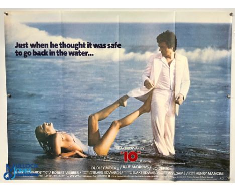 Original Movie/Film Poster – 1979 “10” Blake Edwards (x2) 40x30” approx. light folds, creases, kept rolled Ex Cinema Stock