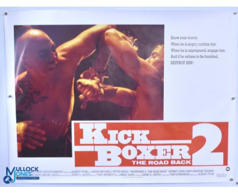 Original Movie /Film Posters (6) 1990 Kick Boxer 2 The Road Back 40x30” approx., 1999 Fanny &amp; Elvis 40x30” approx., 1999 