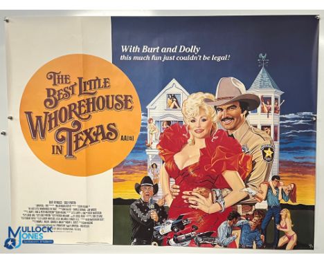 Original Movie/Film Poster – 1982 The Best Little Whorehouse in Texas 40x30” approx., light folds, creases apparent, kept rol
