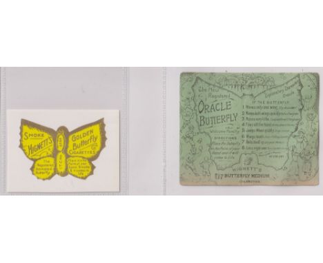 Tobacco issue, Hignett's, Oracle Butterfly single shaped issue, 'M' size, with instruction leaflet (gd/vg) (1)