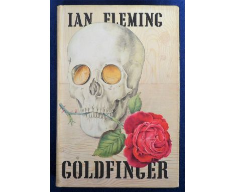 Book, Goldfinger, Ian Fleming, First Edition, James Bond's seventh adversary. Published by Jonathan Cape in 1959, complete wi