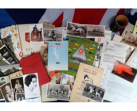 Ephemera, to include Bukta 1960s Scout &amp; Guide uniform catalogue, 1957 World Scout Jubilee Jamboree programme, 1930s Guer