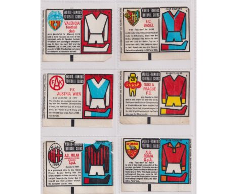 Trade cards, Anglo Confectionery, World-Famous Football Clubs (Wax issue) (37/72) includes West Ham, Celtic, Sheffield United